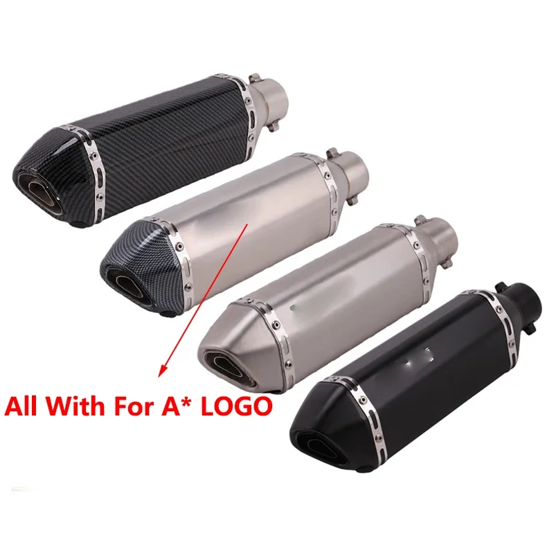 

51mm Motorcycle Exhaust Pipes For Ak SilencerMoto Scooter Motorbike Modified Muffler Cafe Racer Accesories