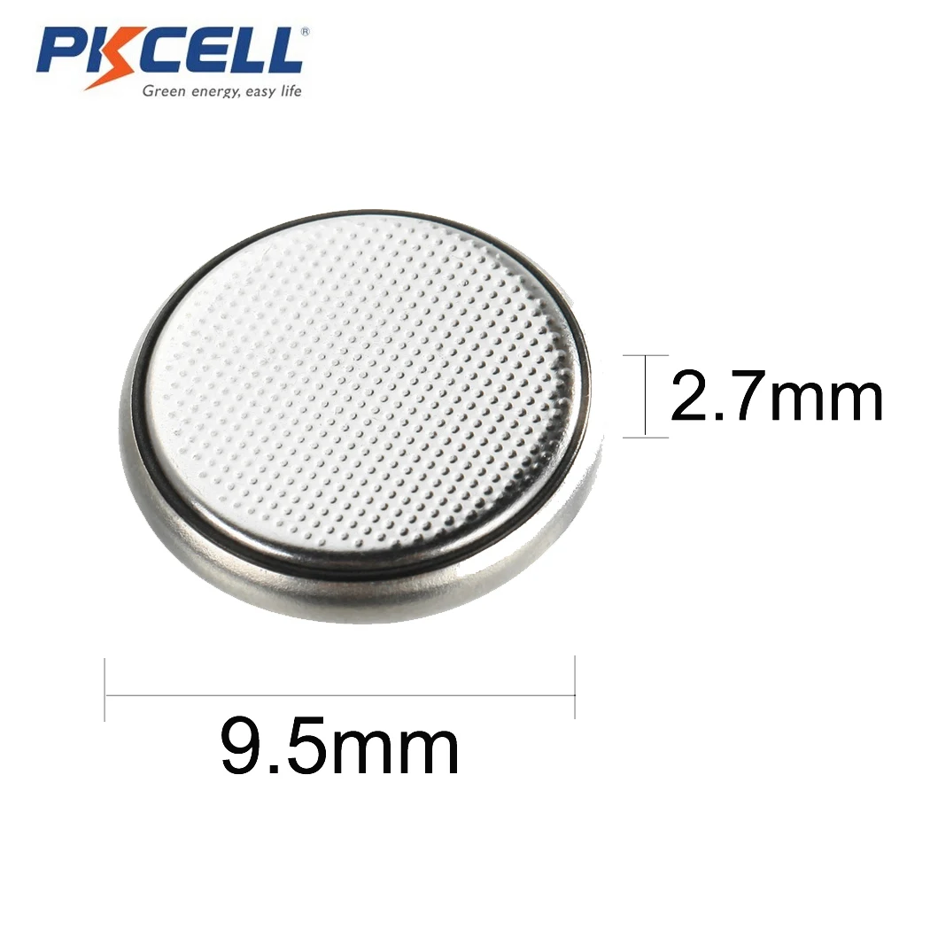 15Pcs/3packs PKCELL 3V CR927 Button Cell Battery 9.5x2.7(mm) CR927 DL927 BR927 5011LC LM927 KCR927 for Small electronic products
