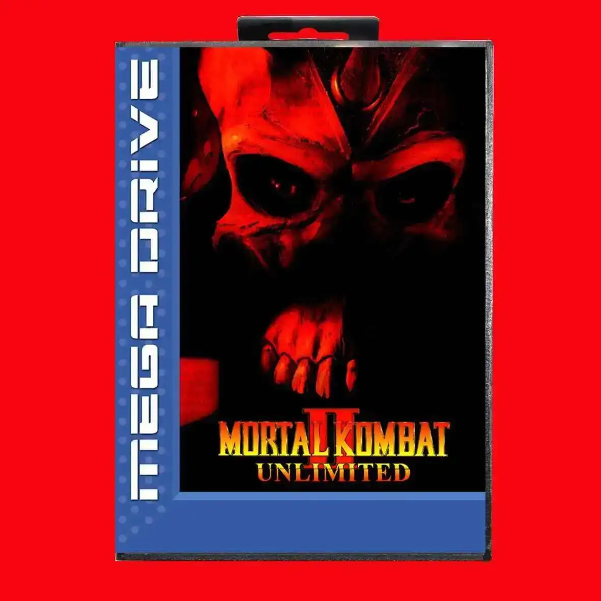 Фото Mortal Kombat II Unlimited с коробкой EUR для 16-битного игрового картриджа Sega MD системы Megadrive Genesis №1