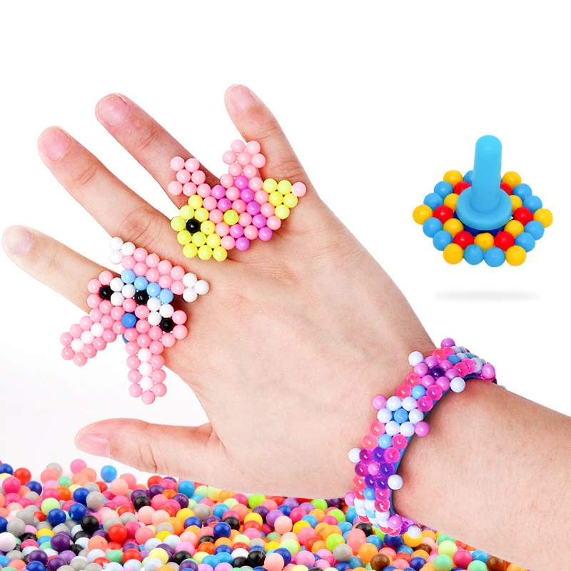 24 цвета 500 шт. 5 мм бусины с распылителем воды DIY 3D головоломки игрушки Hama Волшебные