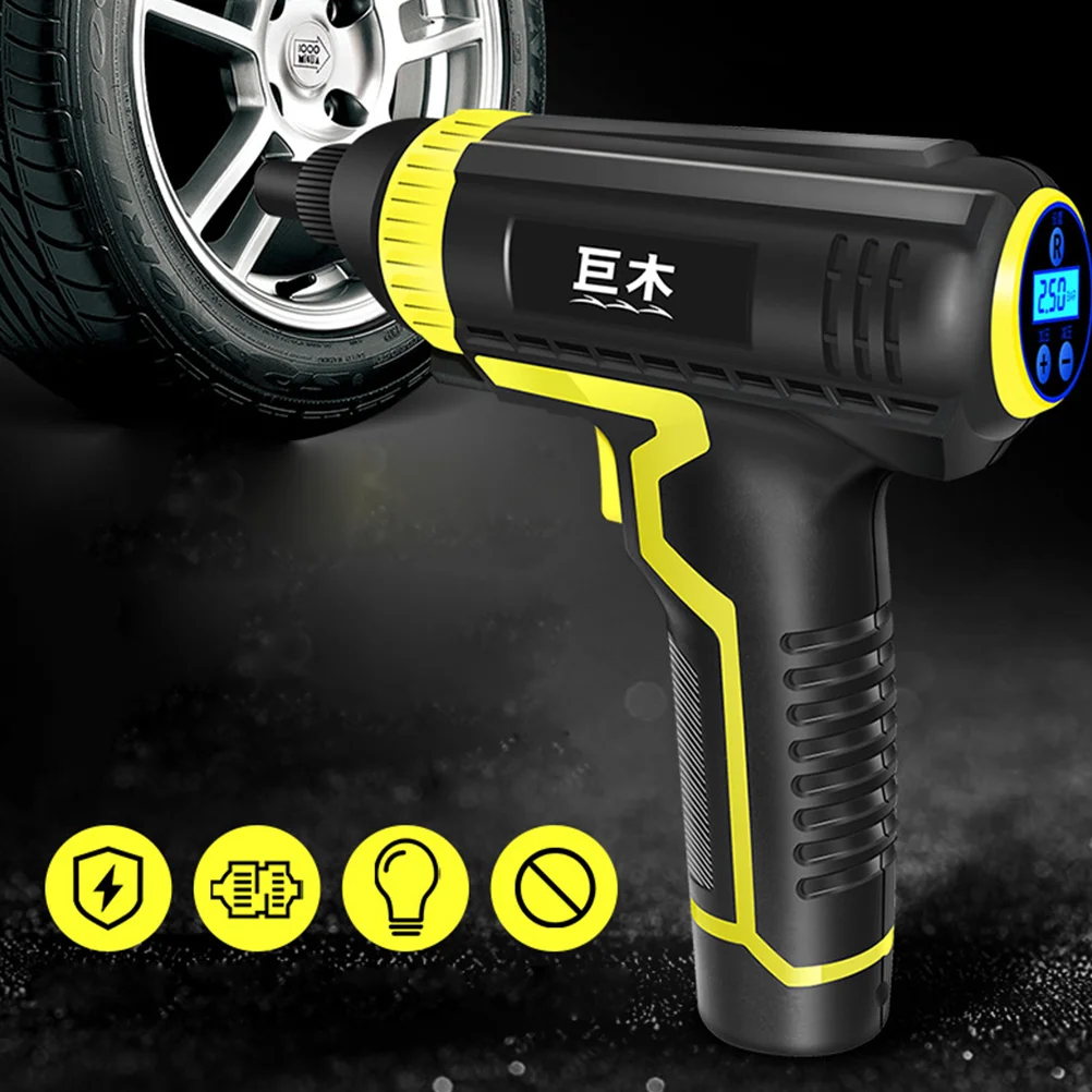 

120W Rechargeable Wireless Portable Air Pump Electric Inflator Handheld Vehicle Car Tire Compressor