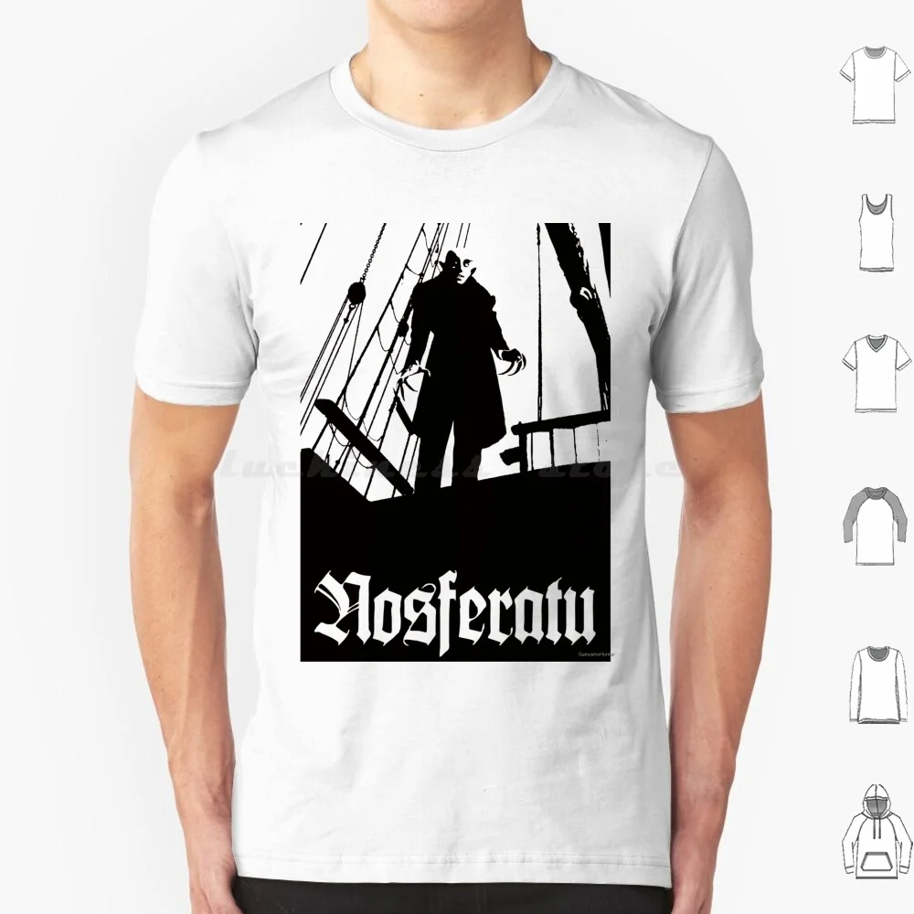Футболка Nosferatu из хлопка для мужчин и женщин принт сделай сам Vampiro Классическая