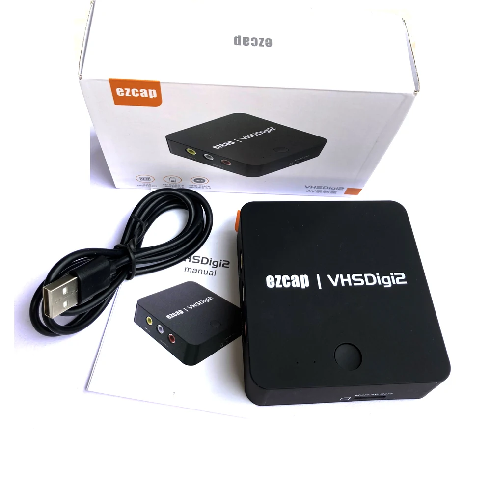 Рекордер VHS Capture конвертирует раньше в цифровой формат MP4 из Hi8 VCR DVR DVD-плеера и