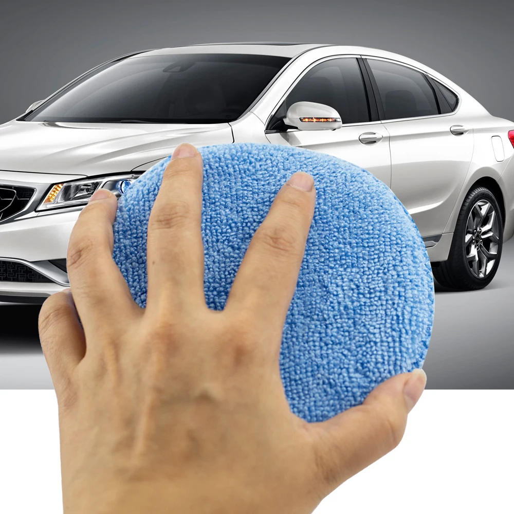 

Микрофибра для автомобильного воска, мягкая полировальная губка для удаления воска, уход за автомобилем, 4 шт. или 8 шт. на выбор, Аксессуары Д...