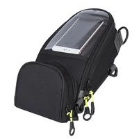 waterproof motor tank bag black oil fuel tank bag magnetic motorbike saddle bag single shoulder bag motorcycle backpack 6 liters