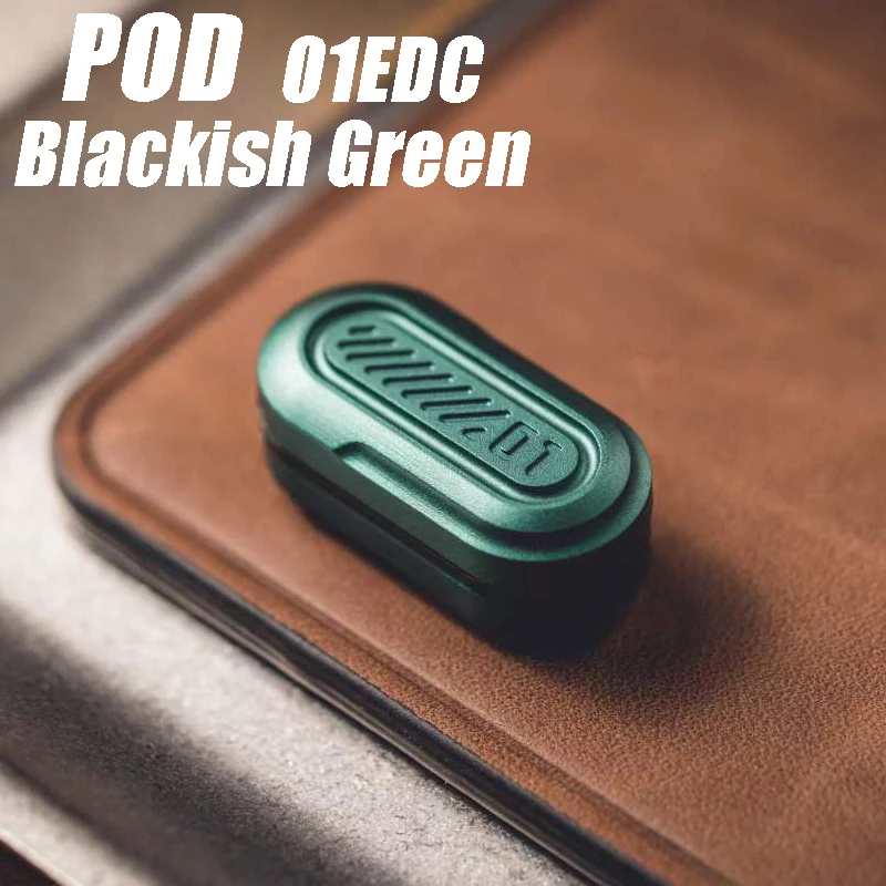 

01EDC 2023 NEW POD Fidget Slider EDC Push Slider Metal Press Click Anxiety Stress Relief Toys For Adults