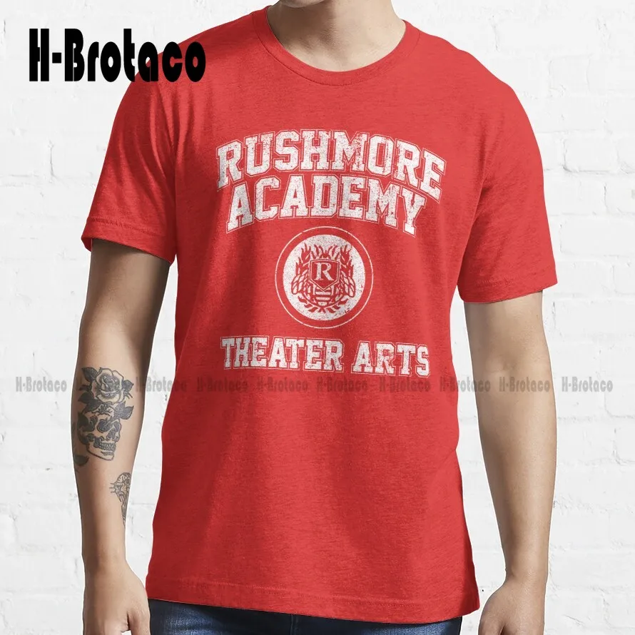 

Rushmore Academy Theater Arts Trending T-Shirt Custom Gift Funny Art Streetwear Cartoon Tee Xs-5Xl Unisex Digital Printing Retro