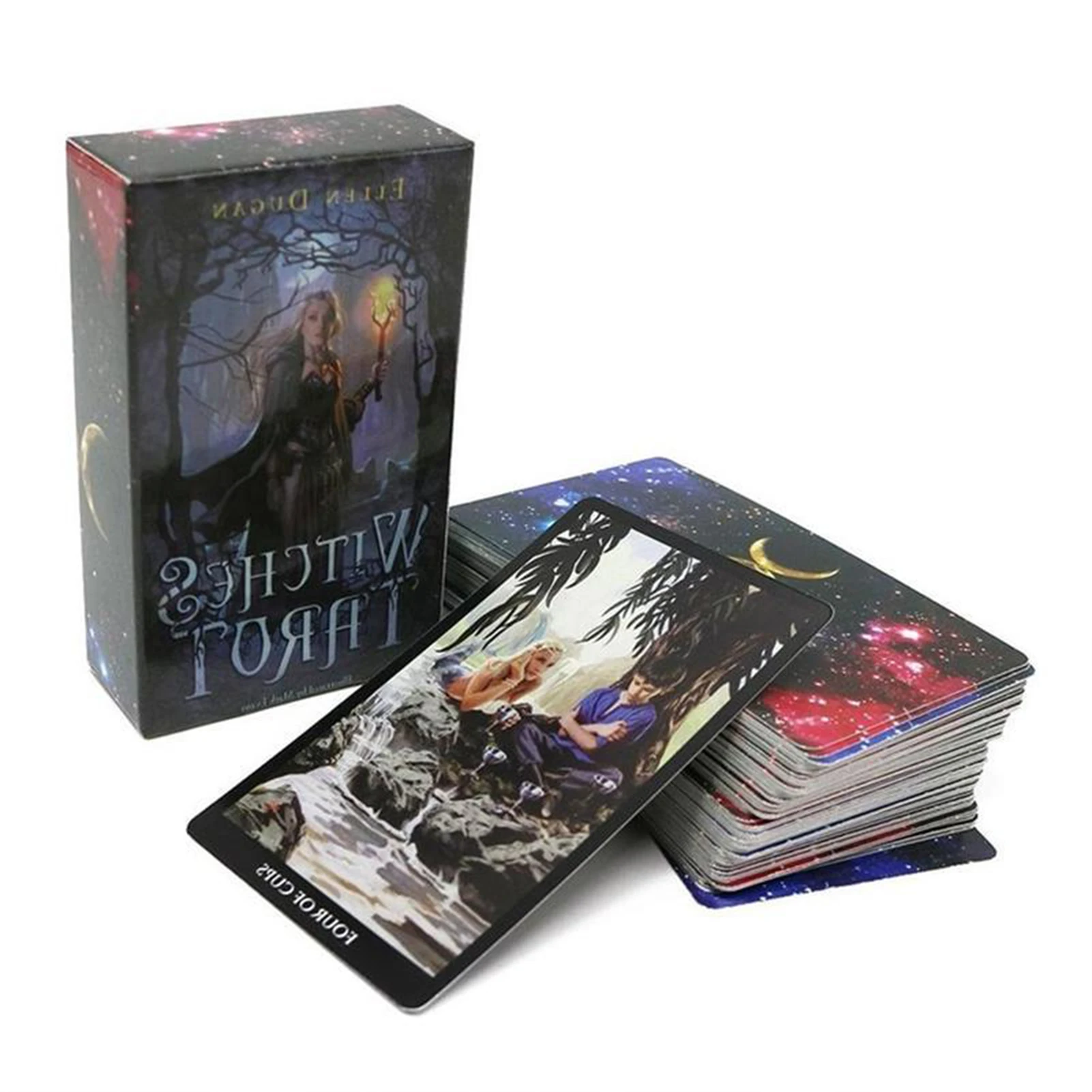 

Witches Tarot Cards Tarot Cards Board Game For Beginners And Experts Fortune Telling Toys Cards Tarot Deck Witch Tarot Cards