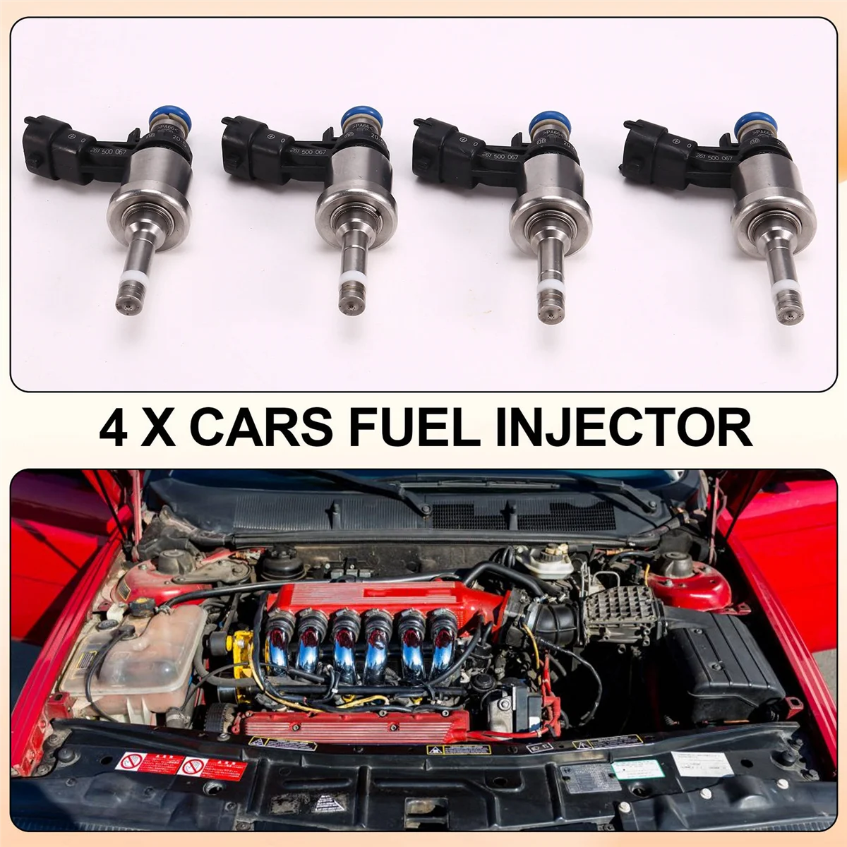 4шт 0261500067 55213612 Топливная форсунка подходит для Alfa Romeo 159 BRERA GIULIETTA 1 8 TBi LANCIA DELTA MK3