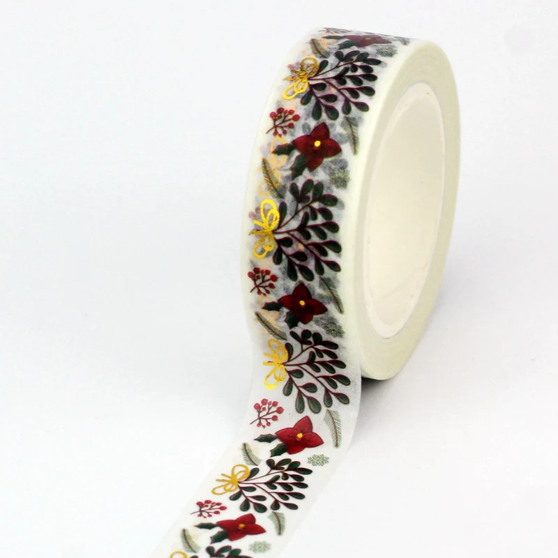 

Золотой скотч GREATHOPE WASHI TAPE 10 м