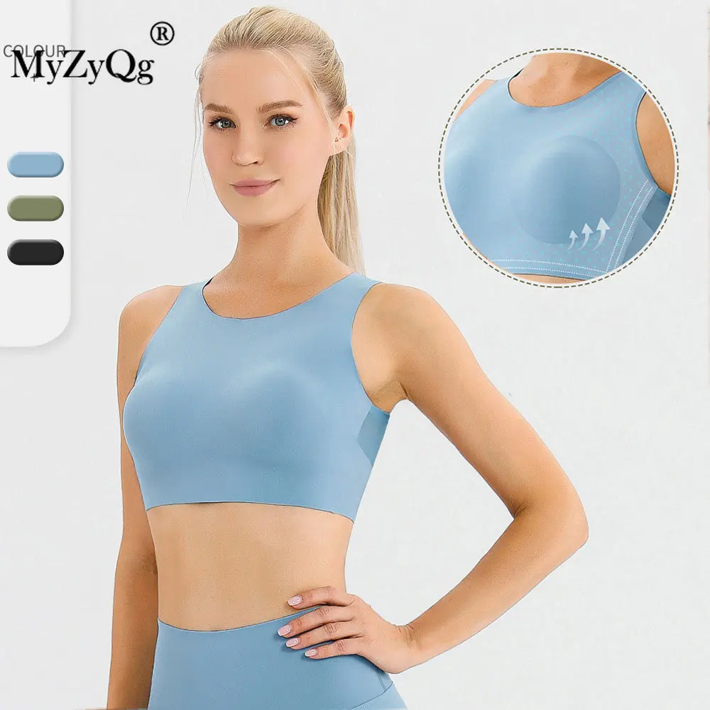 

MyZyQg женский подходящий бюстгальтер для йоги Высокопрочное Спортивное нижнее белье быстросохнущее ударопрочное майка для бега фитнеса тренажерного зала майки