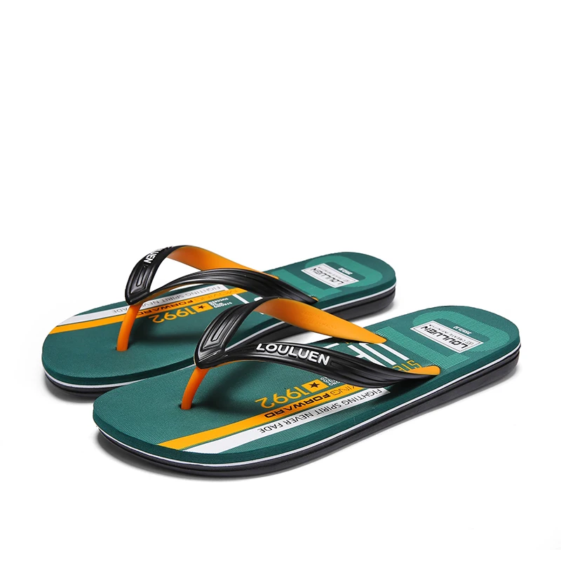 

Summer New High Quality Brand Outdoor Men Flip Flops Beach Flip Flops Men Indoor Casual Breathable Non-slip Men Sandals Slippers