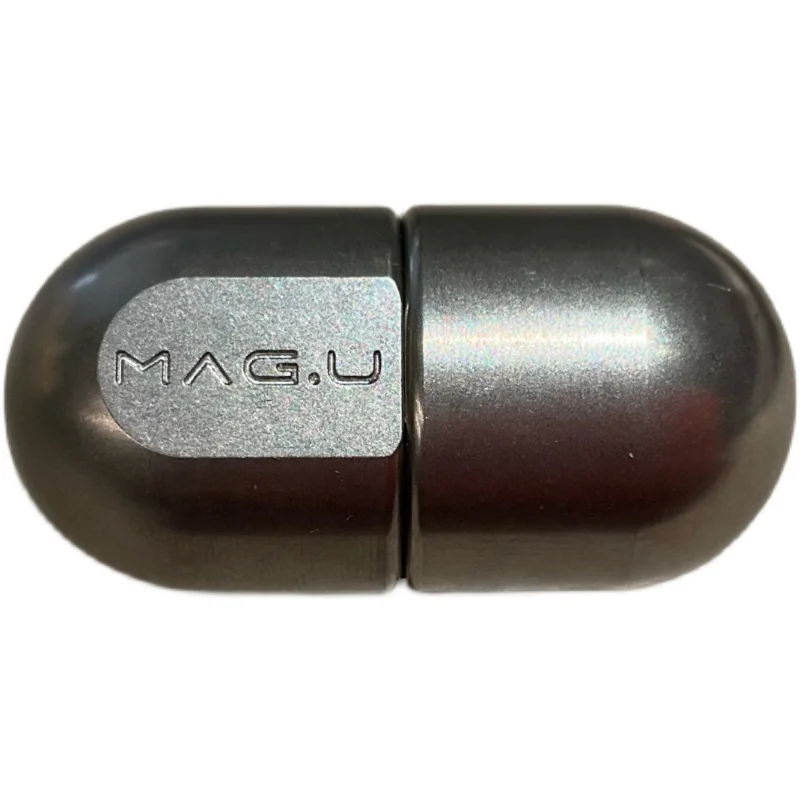 Studio Magnetic Capsule Magnetic Suspension Fingertip Gyro Vibration EDC Toy Egg Pushing Stainless Steel Trend enlarge