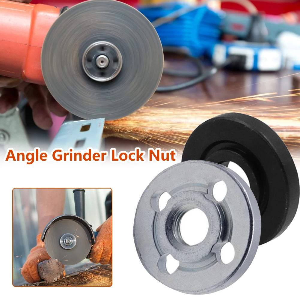 

1Set 30mm M10 Angle Grinder Flange Kit Lock Nut Inner Outer Set Lathe Machining of Steel Tools Parts Accessories New Hot Sale