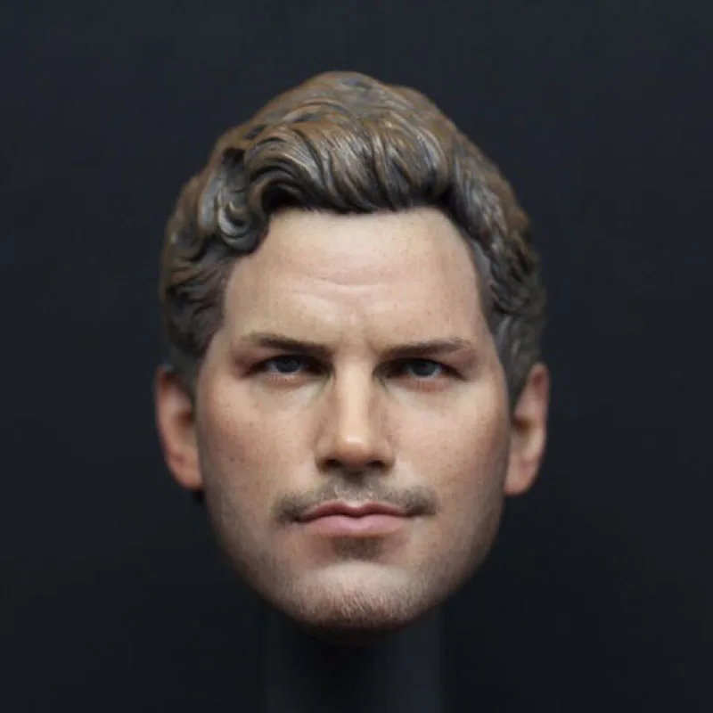 Масштаб 1/6 голова Криса Пratt скульптура ПВХ мужская резьба подходит для HT 12 дюймов