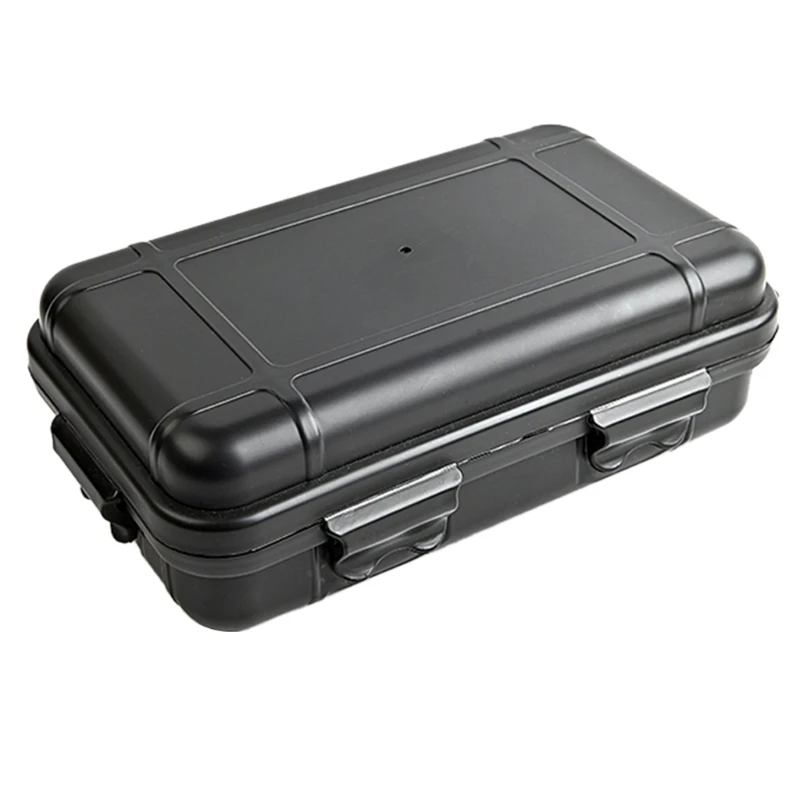

Survival Storage Box, Solid Outdoor Shockproof Pressure-Proof Waterproof Survival Box Container Storage Airtight Case
