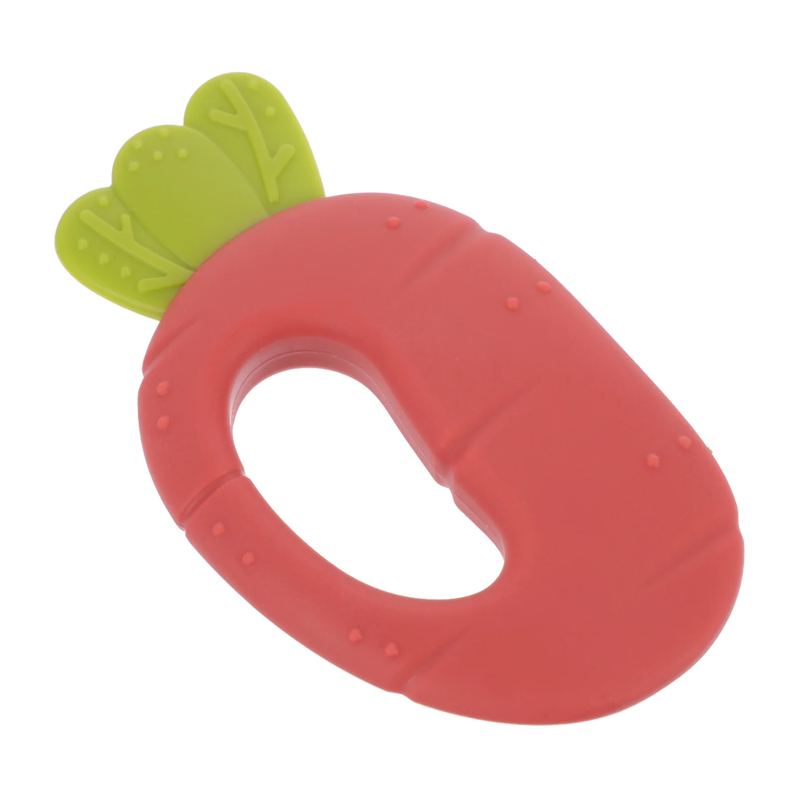 

Silicone Teething Toys Vegetables Carrot Shaped Massaging Chewing for Babies Infant Molar