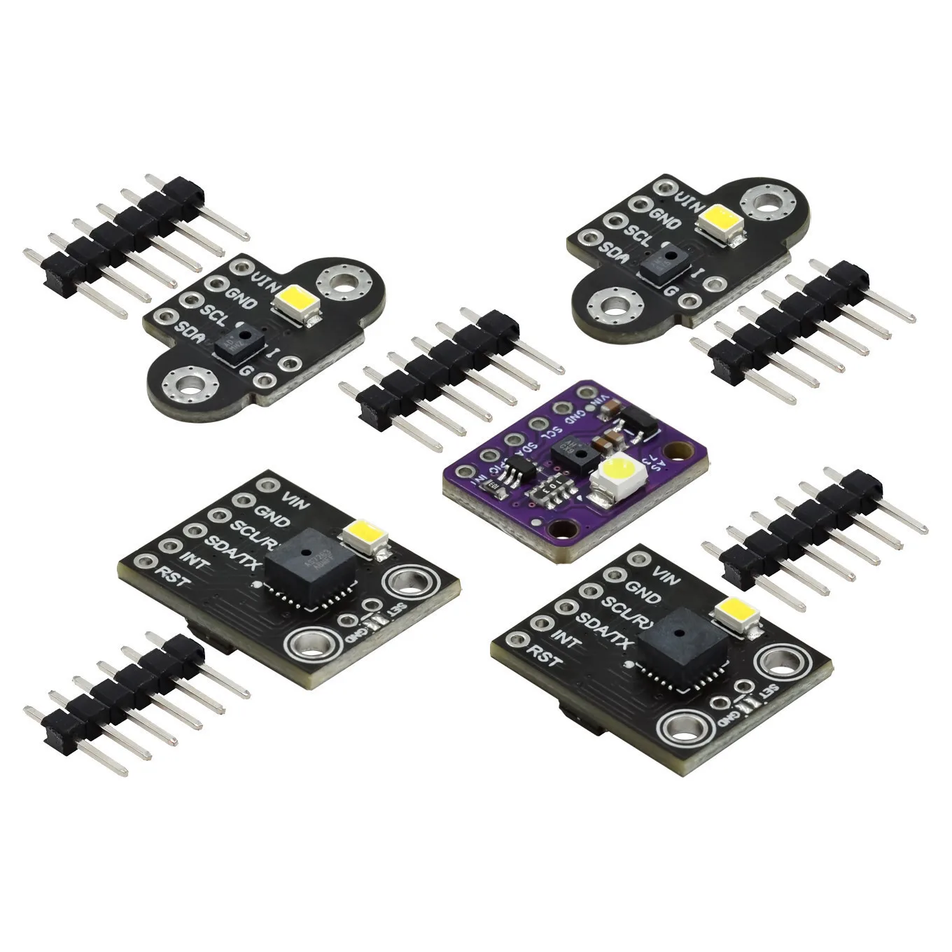 GY-AS7262 AS7263 AS7341 as7343 Видимый светильник инфракрасный цветной датчик спектрометра