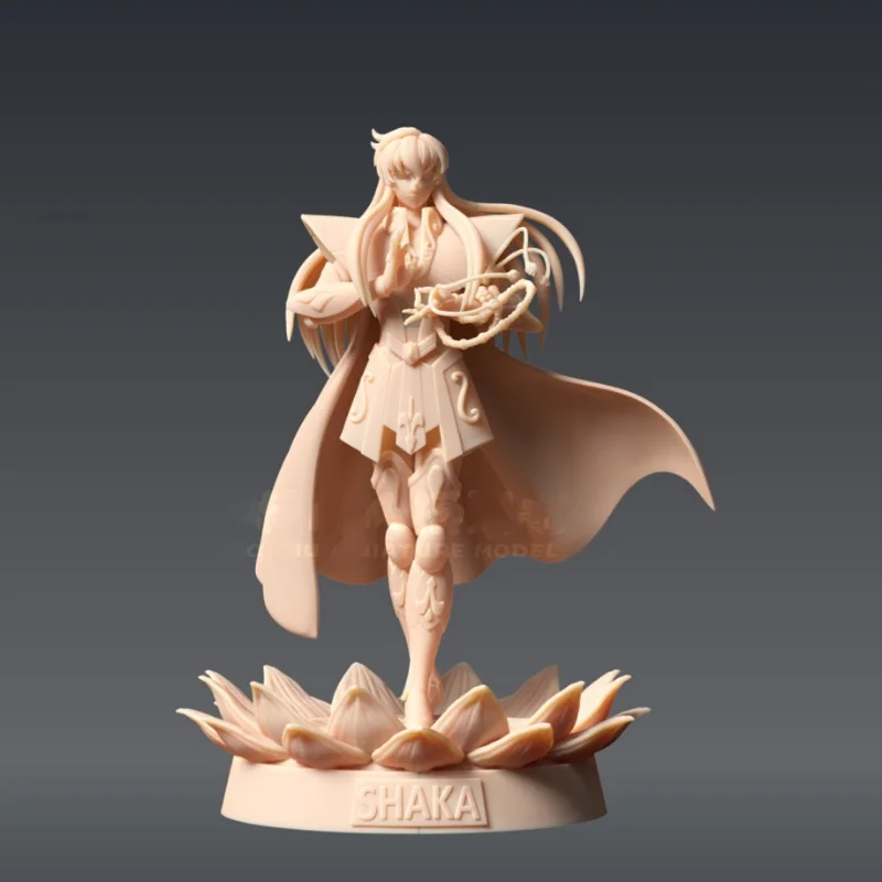 

Модель в масштабе 1:64, искусственная смола, золотые святые, Дева Шака с базой, миниатюрные креативные настольные игрушки-марионетки с песком,...