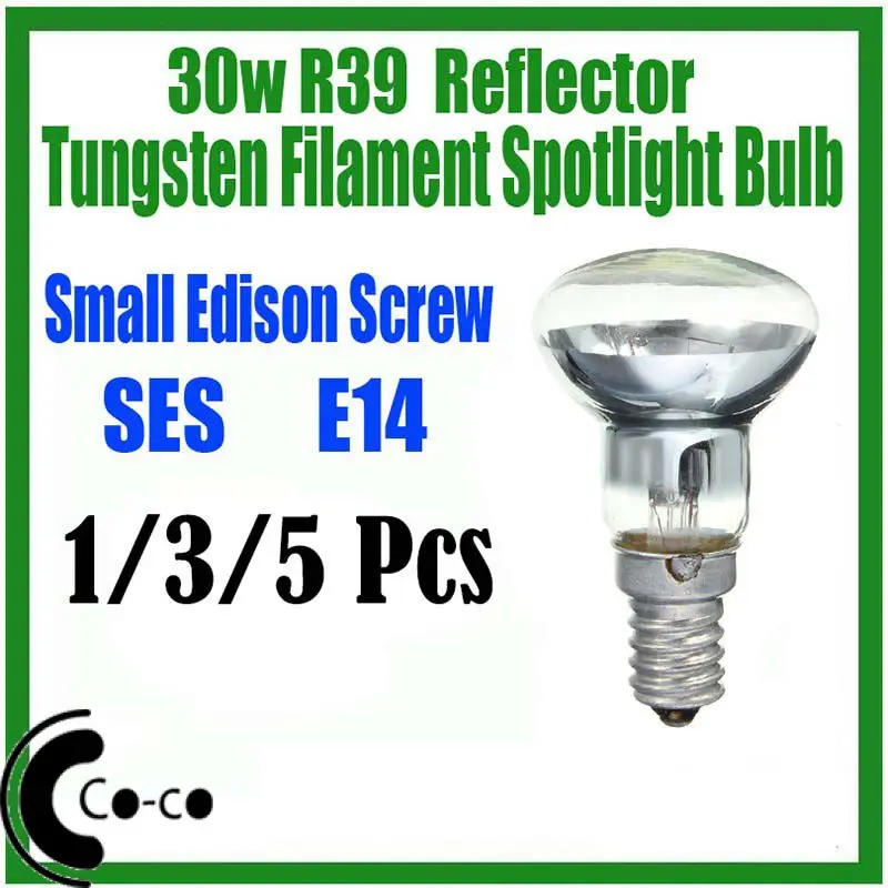 

3/5 шт. 220-240 в 30 Вт отражатель R39 E14 Вольфрамовая Лампа накаливания точечная лампа Лавовая Лампа Сменные лампочки прозрачные/матовые