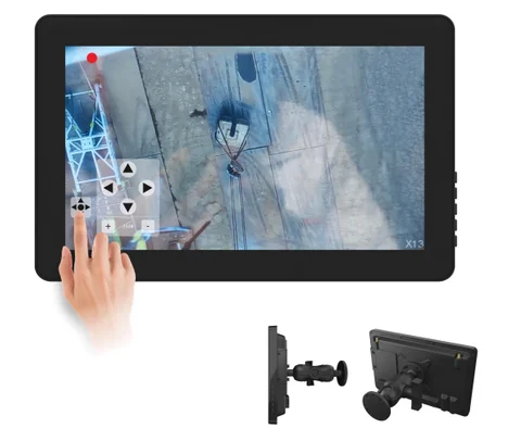IP-камера ночного видения высокой четкости, вращающаяся на 360 градусов, 10-дюймовый сенсорный NVR, интеллектуальный мониторинг для сельскохозяйственной техники