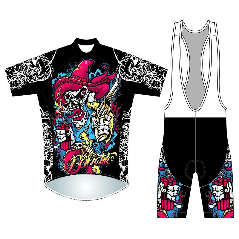 

Мужской велосипедный костюм с изображением клоуна, летняя дышащая толстовка с коротким рукавом, оборудование для горного велосипеда, 2022