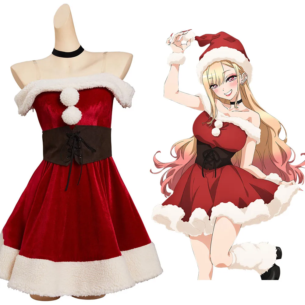 

Anime My Dress-Up Darling Kitagawa Marin Cosplay Costume Dress Outfits Halloween Carnival Suit