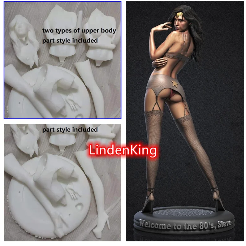 1/6 31 см 3D печать Неокрашенный гаражный комплект модель GK белая пленка подарок