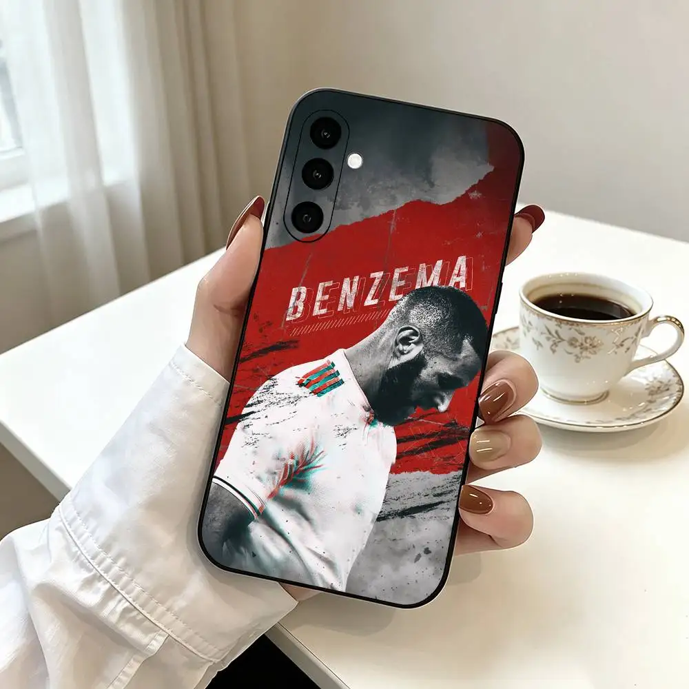 Фото Чехол для телефона K-Karim Benzema Football Cheer для Samsung Galaxy A73, A72, A71, A70, A53, A52, A51, мягкий силиконовый черный чехол №3