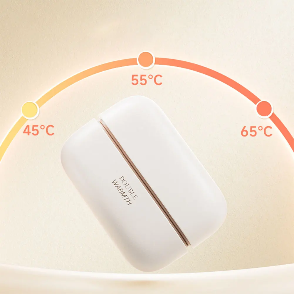2 in 1 Magnetic Hand Warmer Rechargeable Electric Pocket Heater 3 Gears Fast Heating Winter Handwarmer Birthday Gifts for Kids
