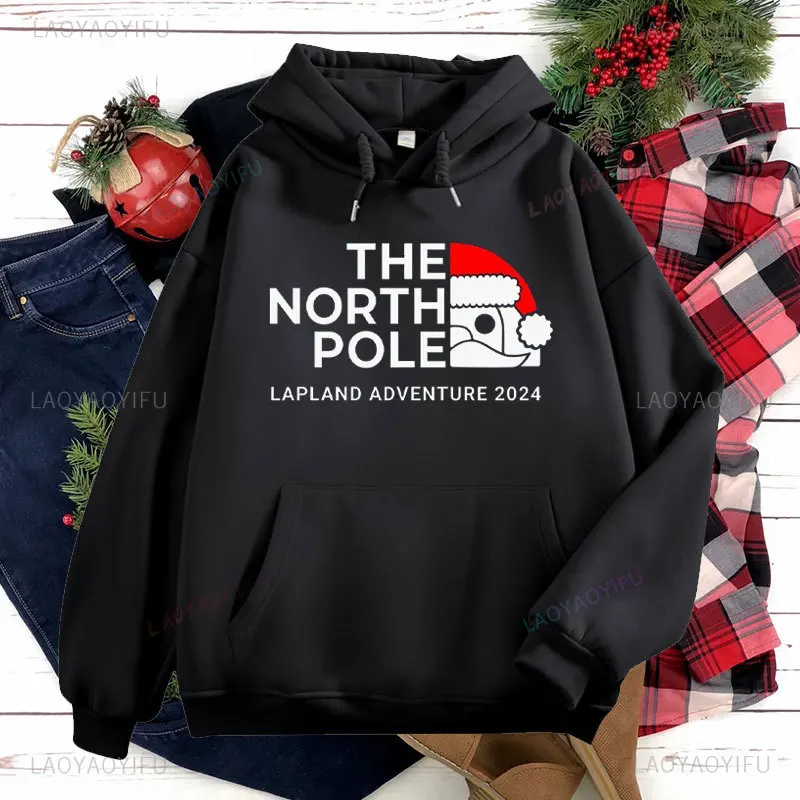 Теплая толстовка с лацканами одинаковые семейные праздники Рождественский