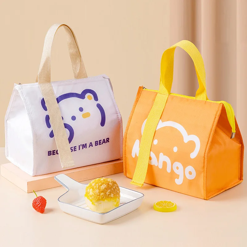 

Portable Aluminum Foil Lunch Bag Tote Bag Office With Convenient Lunchs Box Winter Insulation Lunch Bags Children Picnic Bages