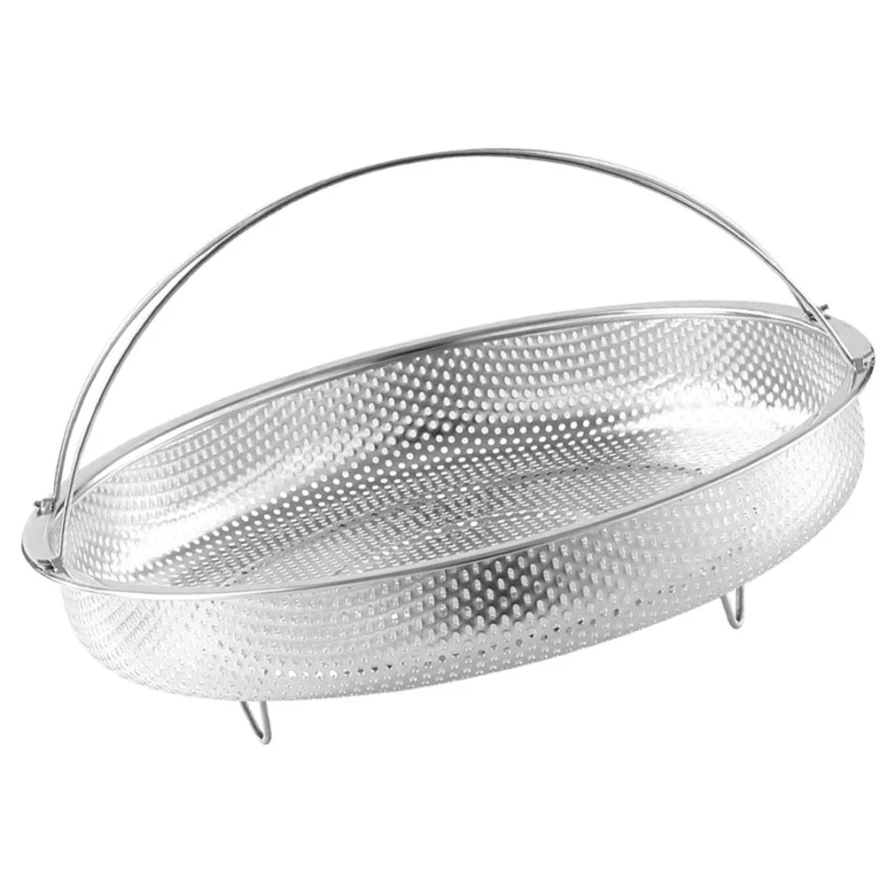 

Home Stainless Steel Daily Reusable Steamer Basket For Pot Drain Basket Steaming Basket Steamer for Home