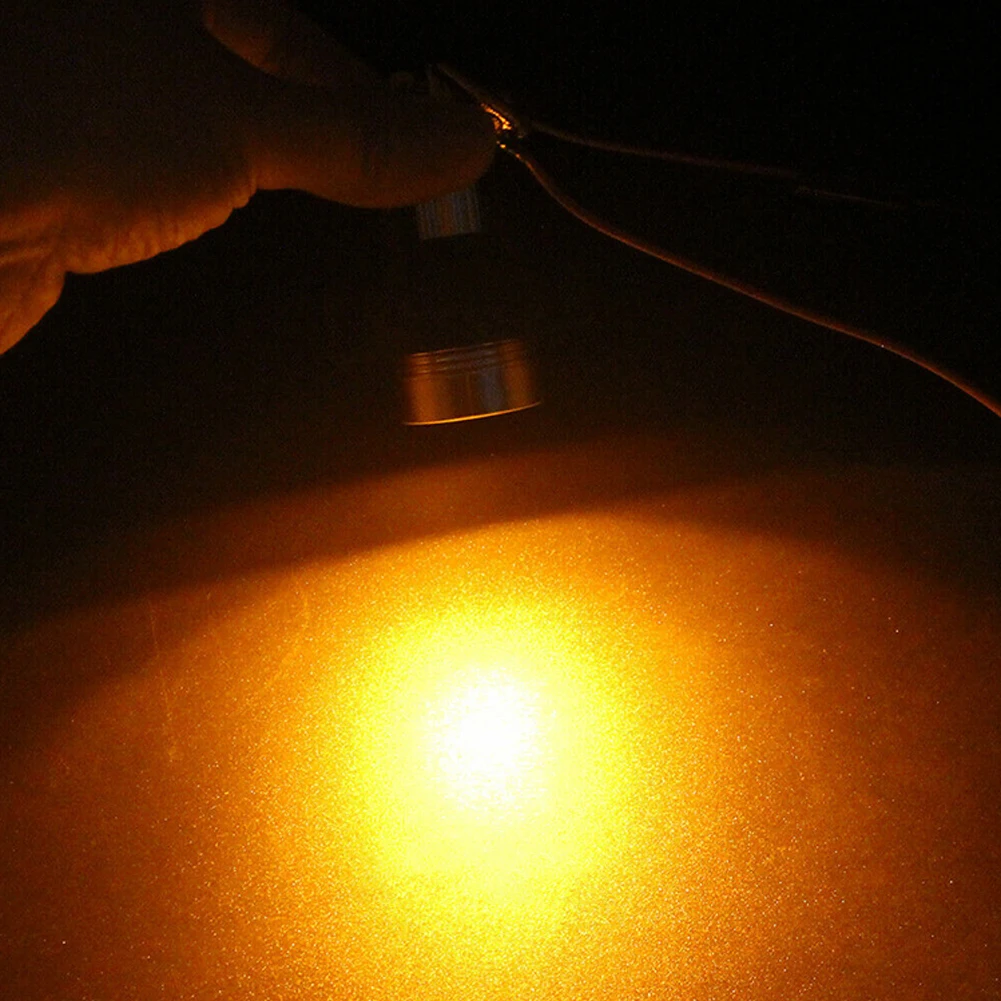 

Bulb LED Light LED Ring Yellow 3000K 9V-30V Amber Yellow Angel Eyes Halo