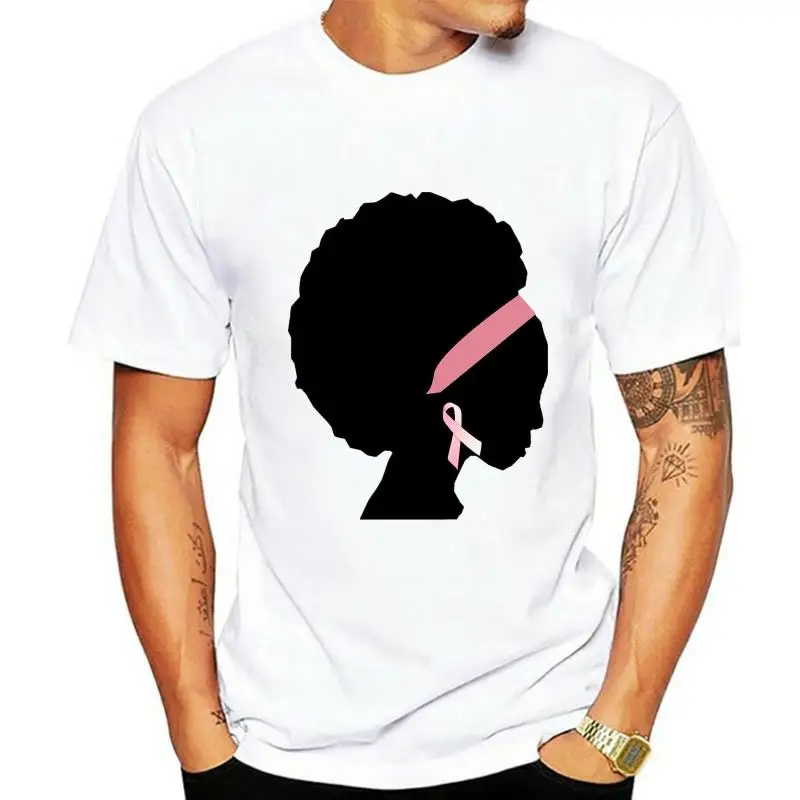 

Новая мужская рубашка, Черная Мужская дышащая футболка для осведомленности о раке груди