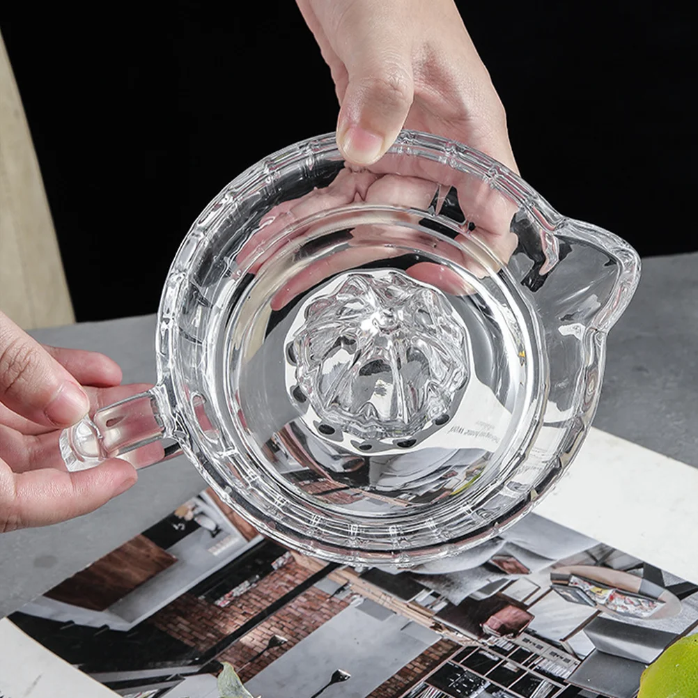 

Glass Juicer Fruit Juice Squeezer Tool Manual Lemon Juicer Convenient Citrus Juicer Home Supply