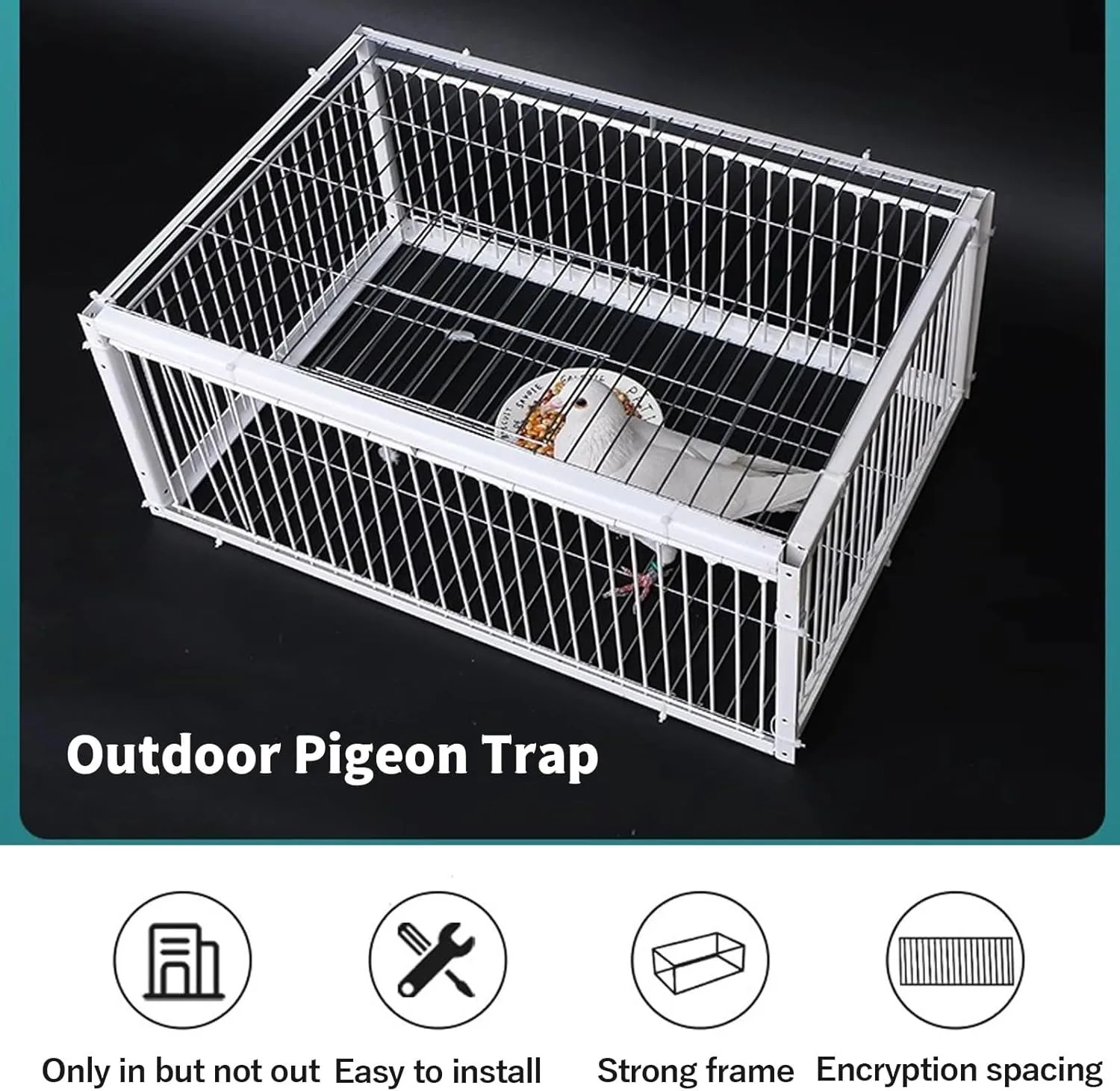 Клетка-ловушка для голубей принадлежности птиц только и не выходит утолщенная