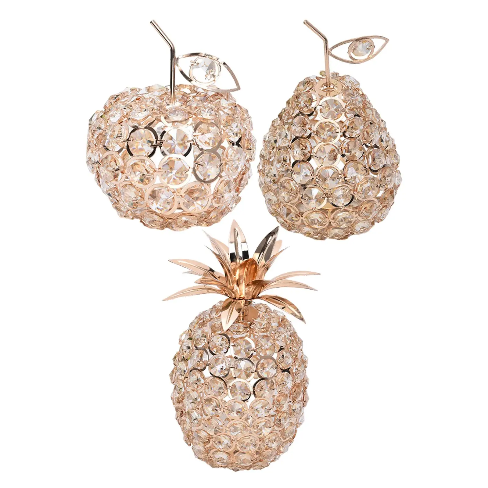 

3D Bling Rhinestone Crystal Ornament Wedding Decor Christmas Studded Crystal