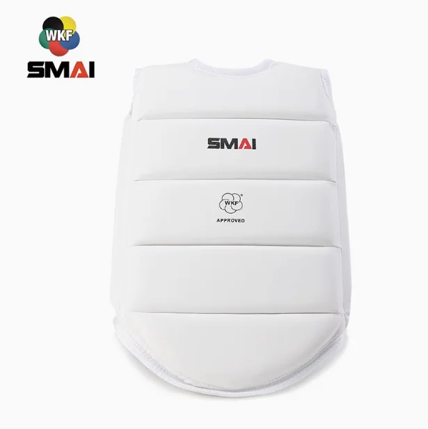 Фото Утолщенная защита для тела WKF, сертификация SMAI, защита для груди для карате, носить его снаружи №2