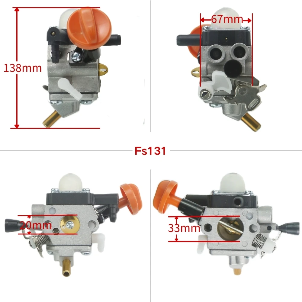 Фото Для Stihl FS89 FS91 FS111 FS131 HT102 HT103 4180 120 0615 садовый карбюратор, детали электроинструмента №2