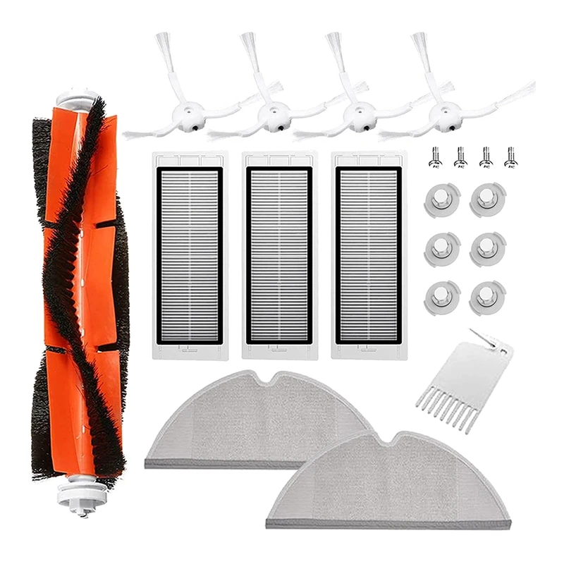

For Xiaomi Robot Vacuum Cleaner,Replacement Filter Parts For Xiaomi Roborock S50 S55 S6 Robot Vacuum Cleaner Accessories