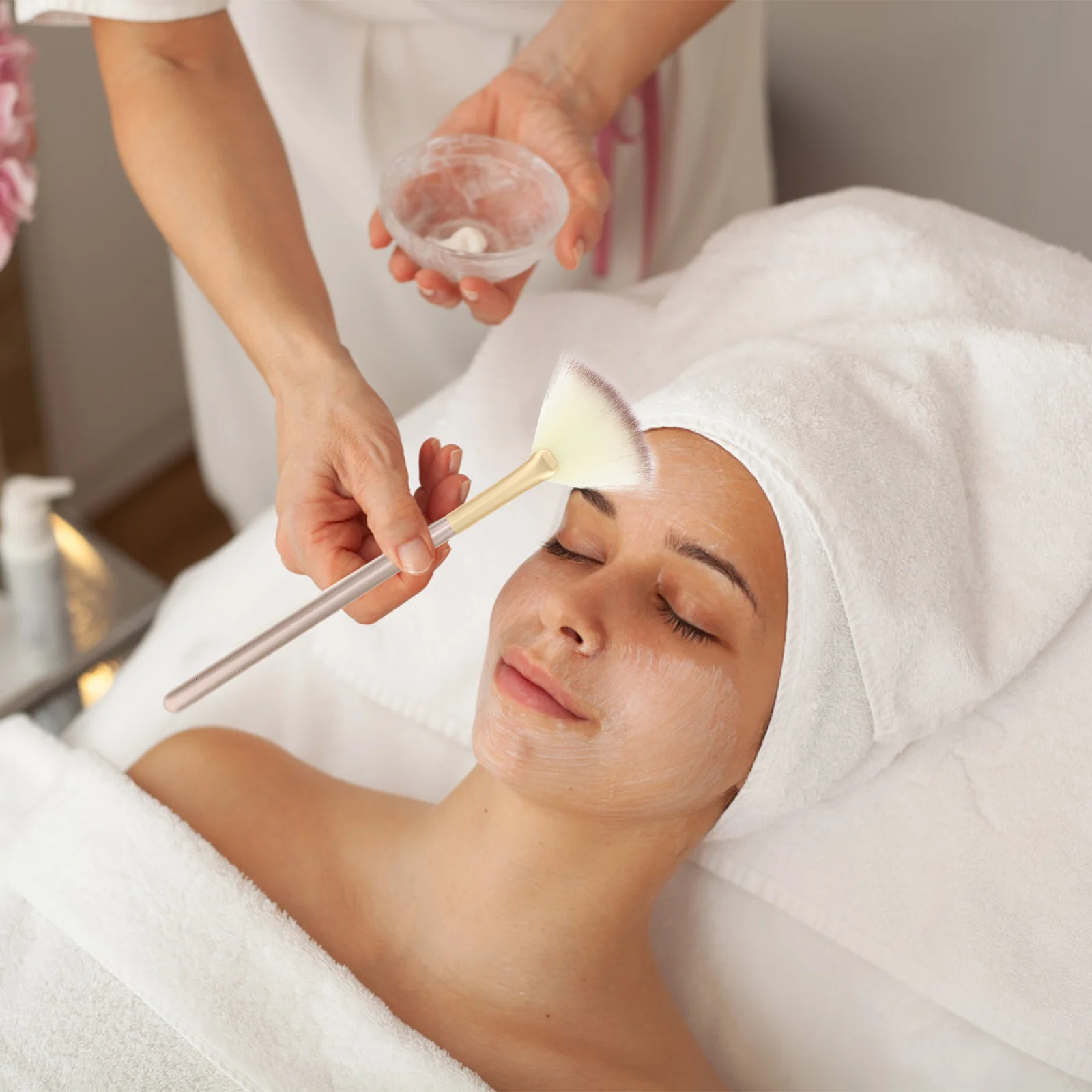 3 шт. кисти для макияжа веер набор пудры инструмент контурный хайлайтер