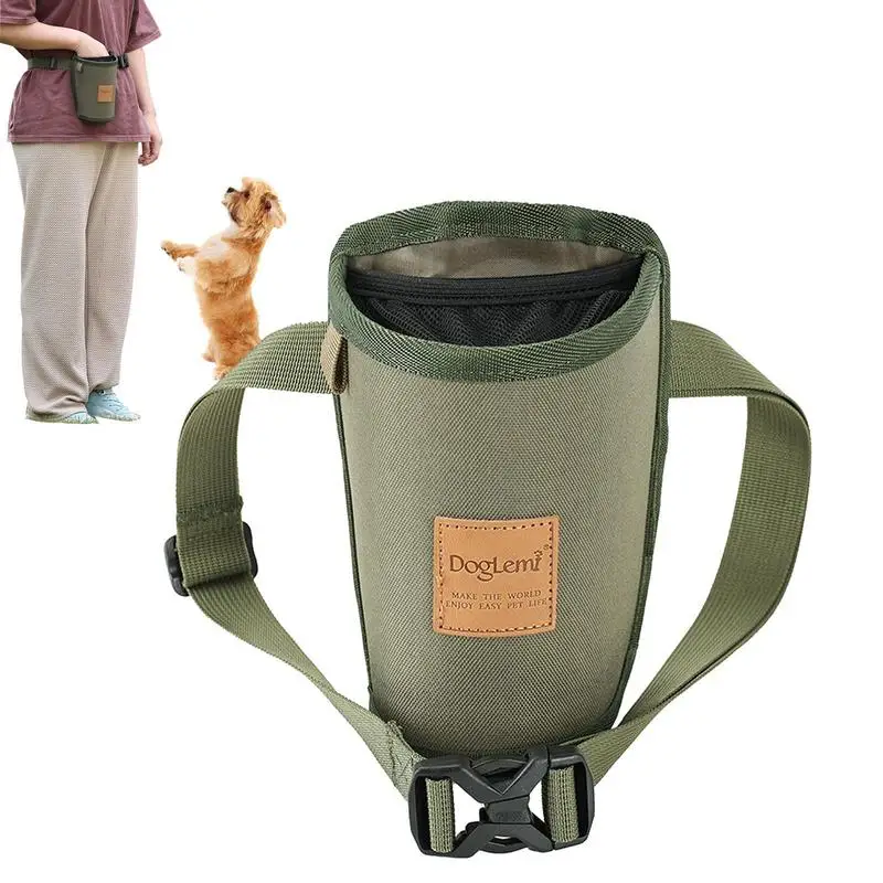 

Pet Treat Pouch Multipurpose Agility Training Equipment For Dogs Dog Supplies With Waist Shoulder Strap Dog Walking Bag