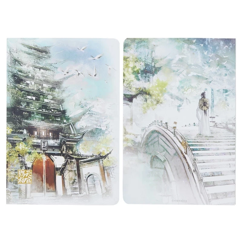 Фото Аниме Heaven Officials Блокнот с благословением, дневник, сувенир, Tian Guan Ci Fu Hua Cheng Xie Lian, карманная книга №4