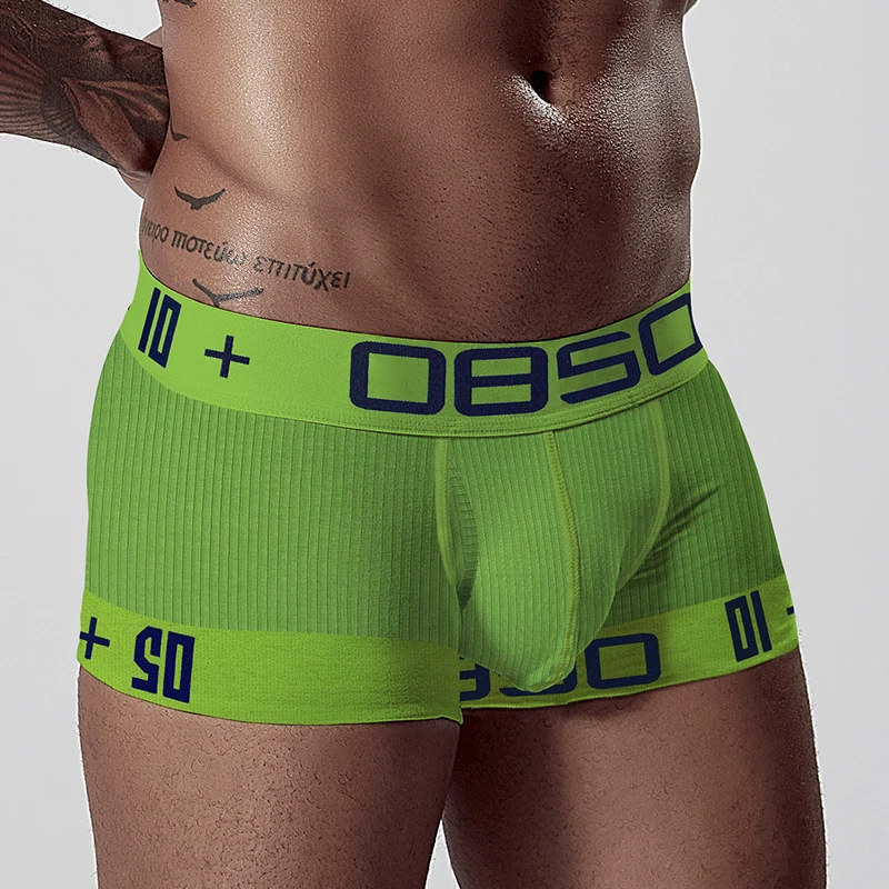 

Men Underpants Boxers Cotton Comfortable Breathable Mens Shorts Underwear Man Boxers Low Waist U Convex Male Panties