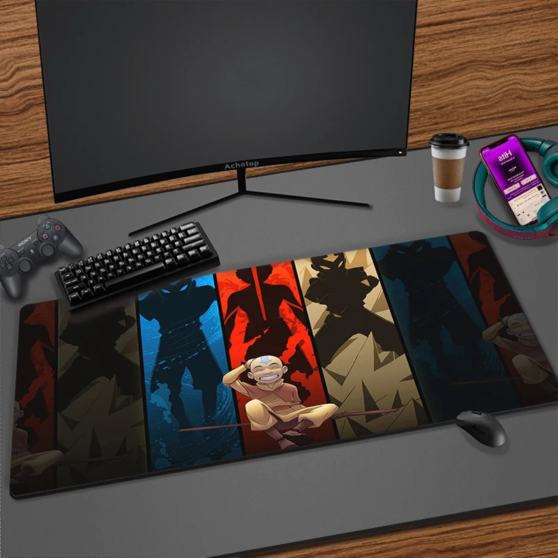 Avatar The Last Airbender коврик для мыши XXL большой с Аниме Манга компьютерный Настольный