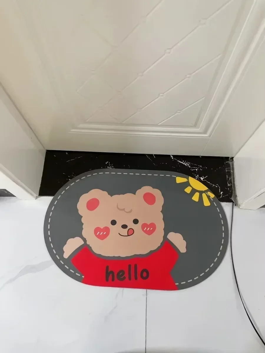 Фильпоudo разум completa иннова Brugjos animados felpudo antideslizante ПВХ легкий ограничитель alfombra