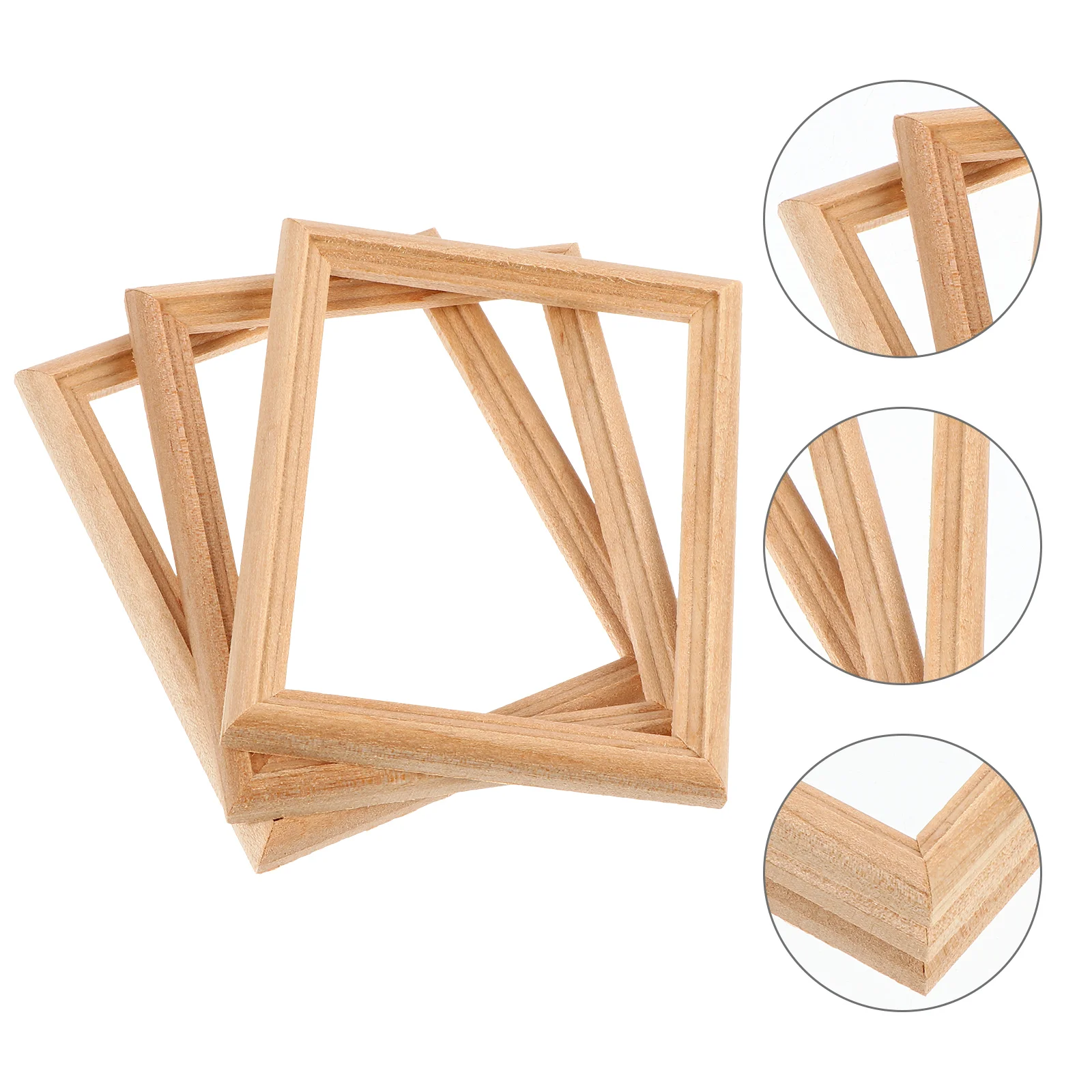 

3pcs Mini Photo Frame Model 1/12 Decorative Model Layout Props