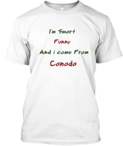 Забавная канадская футболка Сделано в США размер от S до 5XL