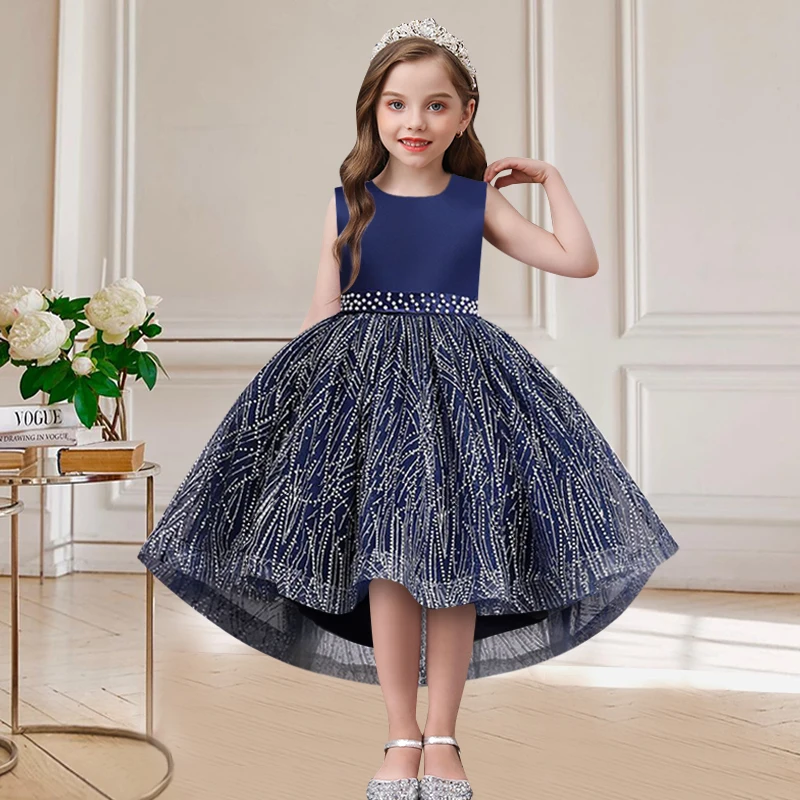 Летние Платья с цветочным рисунком для девочек на свадьбу и торжество вечерние